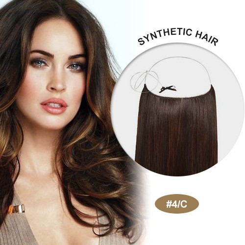 COCO Synthetic Secret Hair 16" Brown Highlight(#4/C)