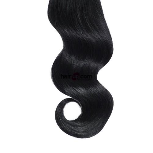 20" Jet Black(#1) 7pcs Clip In Synthetic Hair Extensions