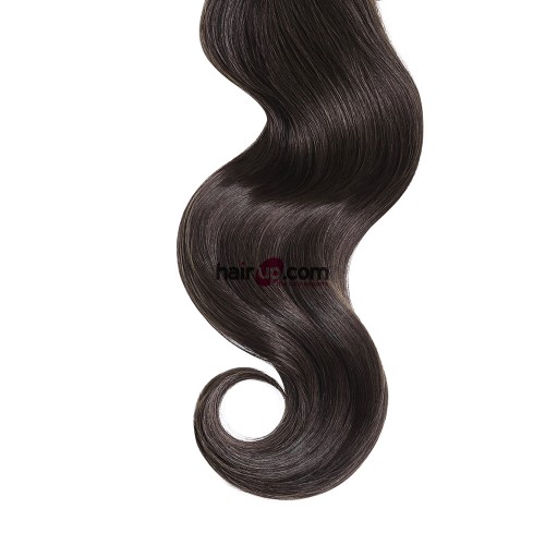 16" Dark Brown(#2) 7pcs Clip In Remy Human Hair Extensions