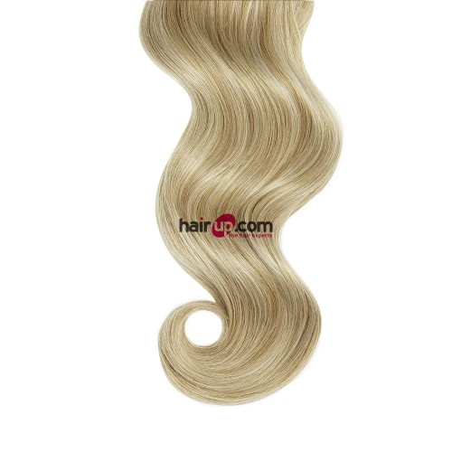 16" #1b/613 7pcs Clip In Remy Human Hair Extensions