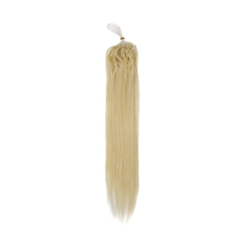 26" Ash Blonde(#24) 100S Micro Loop Remy Human Hair Extensions