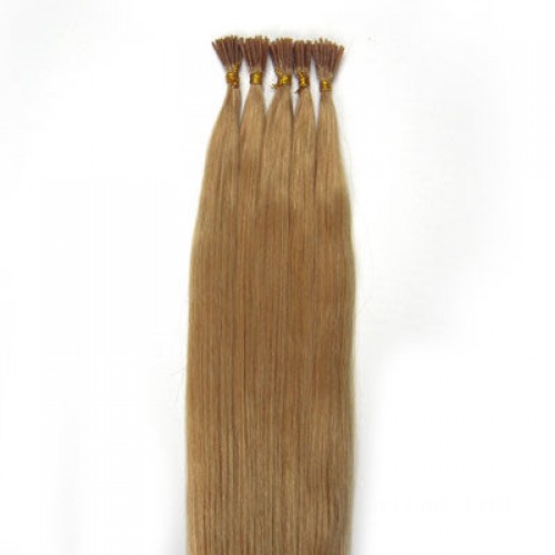 24" Strawberry Blonde(#27) 100S Stick Tip Human Hair Extensions