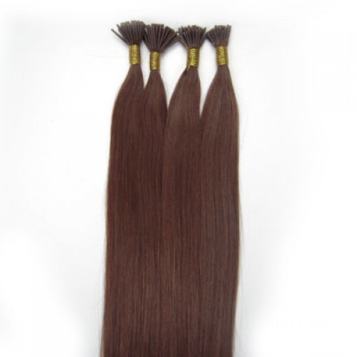 16" Dark Auburn(#33) 100S Stick Tip Remy Human Hair Extensions