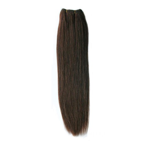 10" Medium Brown(#4) Light Yaki Indian Remy Hair Wefts