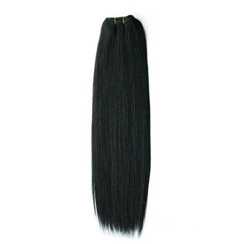 10" Jet Black(#1) Straight Indian Remy Hair Wefts