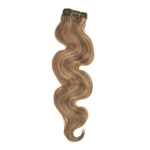 16" Brown/Blonde(#4/27) Body Wave Indian Remy Hair Wefts