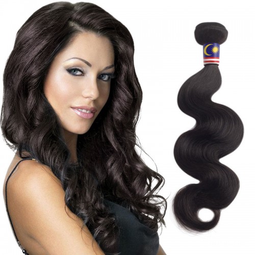 24 Inches Body Wave Natural Black Virgin Malaysian Hair