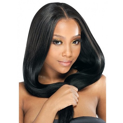 20" Jet Black(#1) 7pcs Remy Clip In Hair Extensions-KINGHAIR