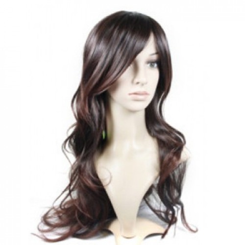 Synthetic Hair Wig Wavy White