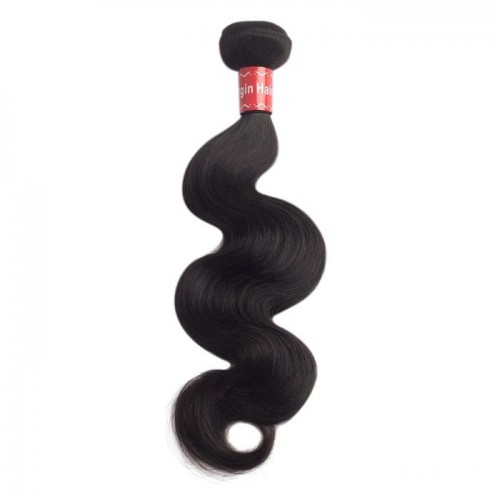 20 Inches Body Wave Natural Black Virgin Brazilian Hair