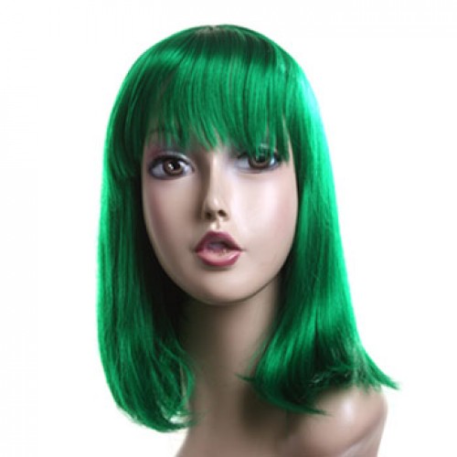 Costume Wig For Party Green