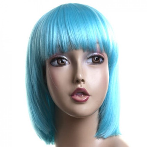 Costume Wig For Party Sky Blue