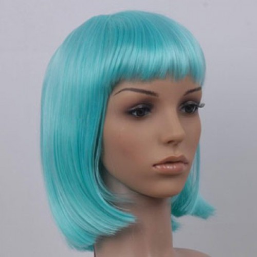 Costume Wig For Party Sky Blue
