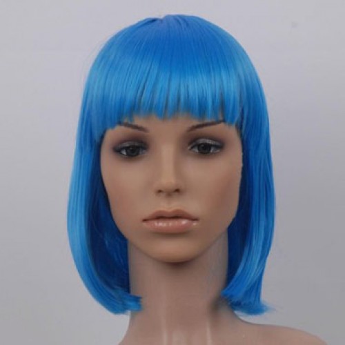 Costume Wig For Party Blue