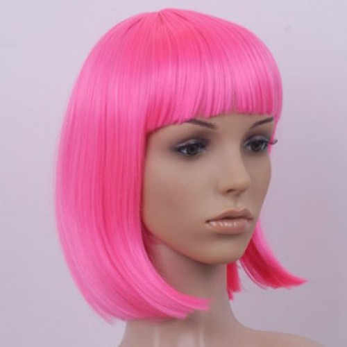 Costume Wig For Party Pink
