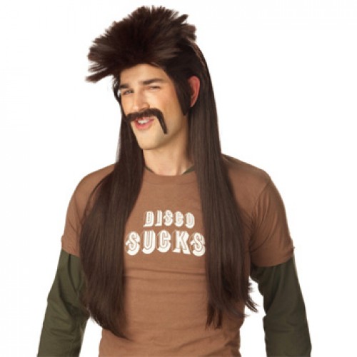 Men's Costume Wigs For Party Dark Brown