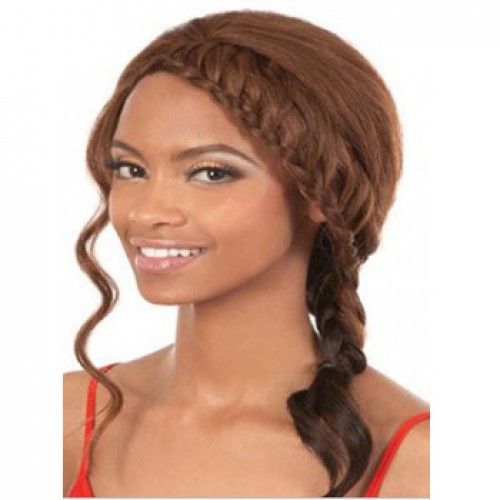 African American Hair Wig Wavy Auburn