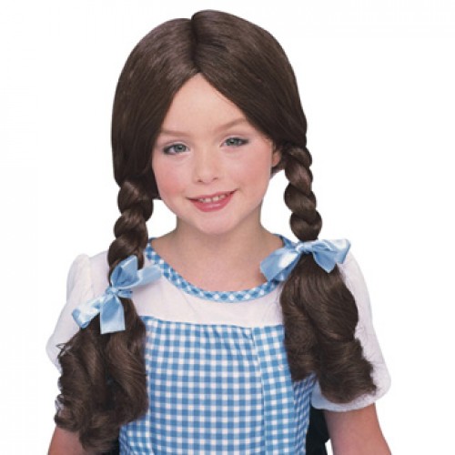 Children's Costume Wigs Dark Brown