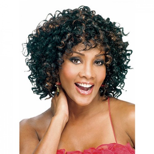African American Specially Designed Short Curly Wig 